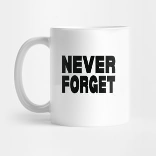 Never forget Mug